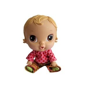 Hasbro 2010 Sweet Lily Crib Life Baby Doll 6" w Outfit Baby Alive Babydoll